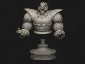 oozaru vegeta bust - dragon ball 3d print model 3D Print Model