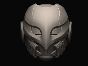 celestial nighthawk exotic helmet for cosplay 3D Baskı Modeli