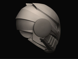 celestial nighthawk exotic helmet for cosplay 3D Baskı Modeli
