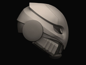 celestial nighthawk exotic helmet for cosplay 3D Baskı Modeli