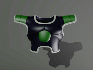 broly armor - dragon ball - for cosplay 3d print model Modelo de Impressão 3D