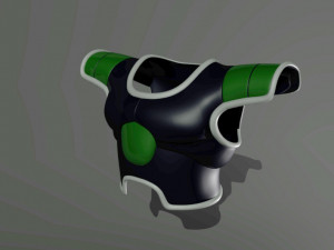 broly armor - dragon ball - for cosplay 3d print model Modelo de Impressão 3D
