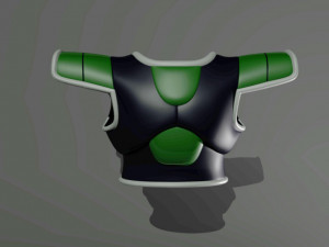 broly armor - dragon ball - for cosplay 3d print model Modelo de Impressão 3D