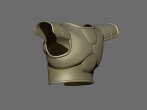 broly armor - dragon ball - for cosplay 3d print model Modelo de Impressão 3D