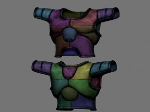 broly armor - dragon ball - for cosplay 3d print model Modelo de Impressão 3D