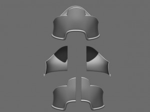 broly armor - dragon ball - for cosplay 3d print model Modelo de Impressão 3D