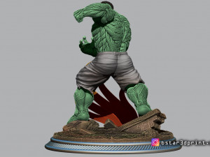 super hulk - super hero - marvel 3D Baskı Modeli