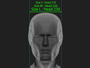 ironman helmet - mark 85 - from infinity war - endgame - marvel Modèles 3D en vedette