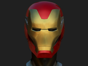 ironman helmet - mark 85 - from infinity war - endgame - marvel Modèles 3D en vedette