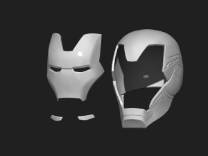 ironman helmet - mark 85 - from infinity war - endgame - marvel Modèles 3D en vedette