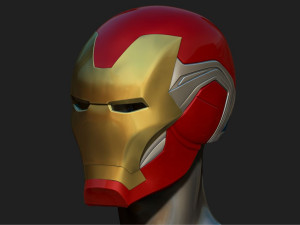 ironman helmet - mark 85 - from infinity war - endgame - marvel Modèles 3D en vedette