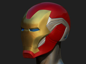 ironman helmet - mark 85 - from infinity war - endgame - marvel Modèles 3D en vedette
