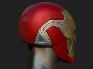 ironman helmet - mark 85 - from infinity war - endgame - marvel Modèles 3D en vedette