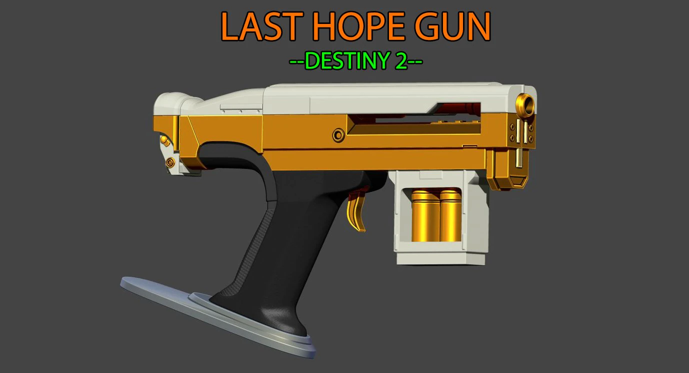 last hope from destiny 2 3D Print Model .c4d .max .obj .3ds .fbx .stl .blend 