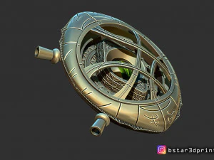 eye of agamotto - time stone - - doctor strange - marvel 3D Print Model