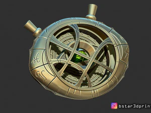 eye of agamotto - time stone - - doctor strange - marvel 3D Print Model