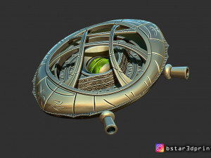 eye of agamotto - time stone - - doctor strange - marvel Modelo de Impressão 3D