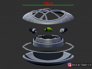 eye of agamotto - time stone - - doctor strange - marvel Modelo de Impressão 3D