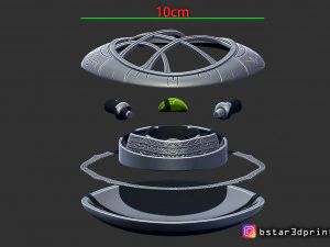eye of agamotto - time stone - - doctor strange - marvel 3D Print Model