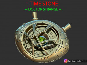 eye of agamotto - time stone - - doctor strange - marvel 3D प्रिंट मॉडल