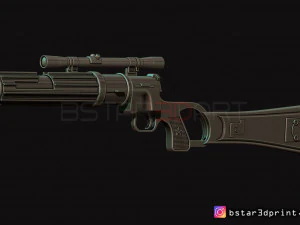 boba fett blaster ee 3 - carbine rifle - star wars for cosplay 3D Print Model