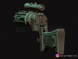 boba fett blaster ee 3 - carbine rifle - star wars for cosplay 3D Print Model