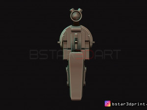 boba fett blaster ee 3 - carbine rifle - star wars for cosplay 3D Принт Модель