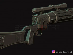 boba fett blaster ee 3 - carbine rifle - star wars for cosplay 3D Print Model