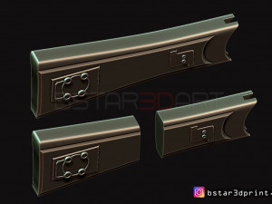 boba fett blaster ee 3 - carbine rifle - star wars for cosplay 3D Принт Модель