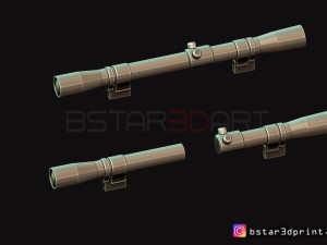 boba fett blaster ee 3 - carbine rifle - star wars for cosplay 3D Принт Модель