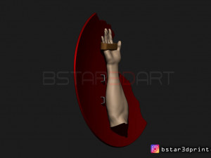 captain america shield damaged - infinity war - endgame-marvel 3d print 3D Принт Модель