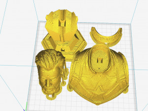 captain america bust - without helmet - from marvel 3d print model 3D 打印模型