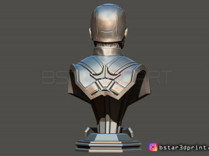 captain america bust - with 2 heads from marvel 3d print model 3D-Druckmodell