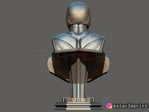 ironman mark 85 bust - infinity war - endgame - from marvel 3d print model 3D Druckmodell
