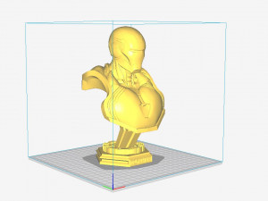 ironman mark 85 bust - infinity war - endgame - from marvel 3d print model 3D Druckmodell