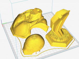 ironman mark 85 bust - infinity war - endgame - from marvel 3d print model 3D Druckmodell