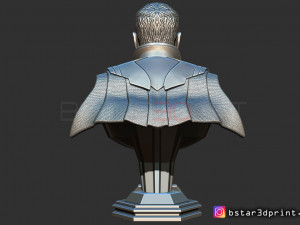 thor bust avenger 4 bust - 2 heads - infinity war - endgame 3d print model Modello di stampa 3D