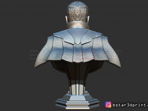 토르 흉상 어벤저 4 흉상 - 머리 2개 - 무한 전쟁 - 엔드게임 3D 프린트 모델 3D 프린트 모델