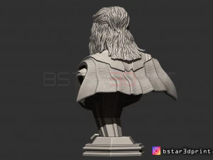 토르 흉상 어벤저 4 흉상 - 머리 2개 - 무한 전쟁 - 엔드게임 3D 프린트 모델 3D 프린트 모델