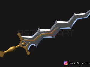 fire emblem awakening robin levin sword - cosplay 3d print model 3D Print Model