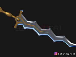 fire emblem awakening robin levin sword - cosplay 3d print model 3D Print Model