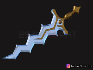 fire emblem awakening robin levin sword - cosplay 3d print model 3D Print Model