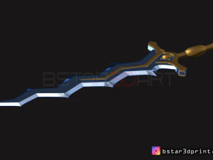 fire emblem awakening robin levin sword - cosplay 3d print model 3D Print Model