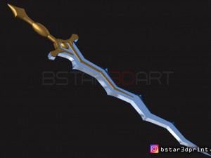 fire emblem awakening robin levin sword - cosplay 3d print model 3D Принт Модель