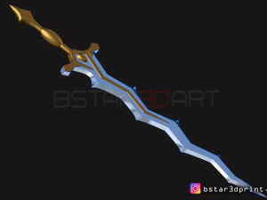 fire emblem awakening robin levin sword - cosplay 3d print model 3D Print Model