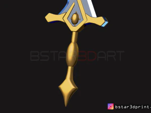fire emblem awakening robin levin sword - cosplay 3d print model 3D Print Model