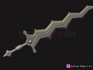fire emblem awakening robin levin sword - cosplay 3d print model 3D Print Model
