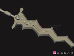 fire emblem awakening robin levin sword - cosplay 3d print model 3D Print Model
