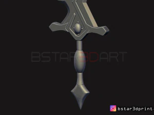 fire emblem awakening robin levin sword - cosplay 3d print model 3D Print Model