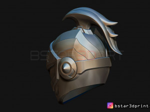 kamen rider brave - helmet for cosplay 3d print model 3Dプリントモデル